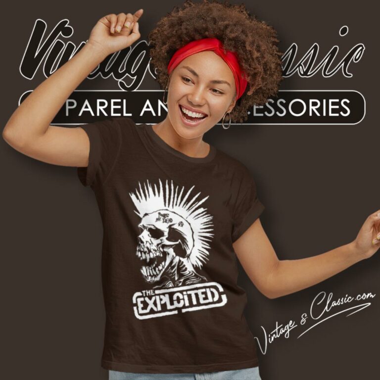 The Exploited Shirt Punk Is Not Dead Women T Shirt The Exploited Shirt Punk Is Not Dead Women T Shirt