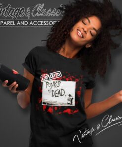 The Exploited Shirt Punks Not Dead Women T Shirt