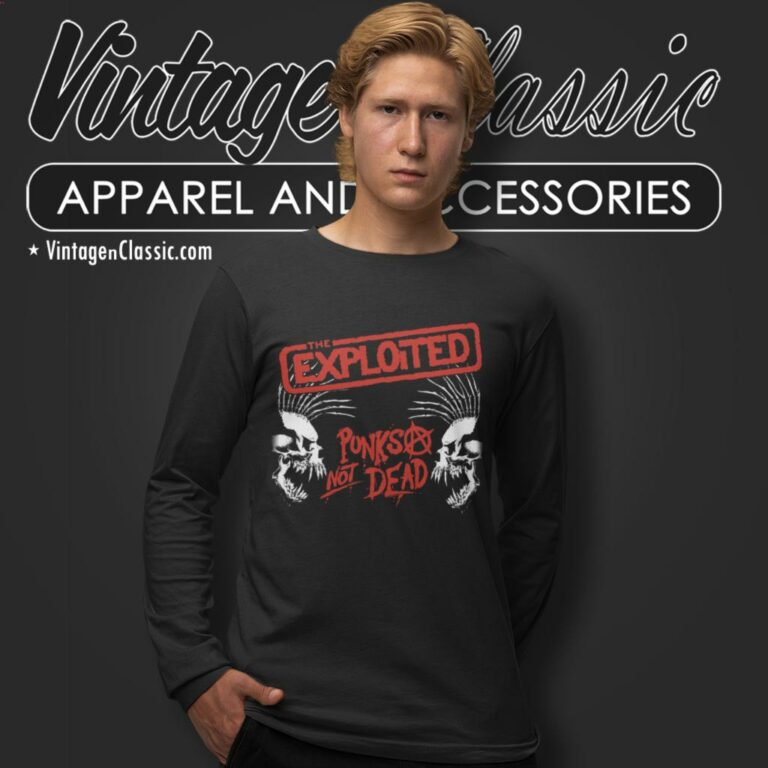 The Exploited Skulls Long Sleeve Tee The Exploited Skulls Long Sleeve Tee