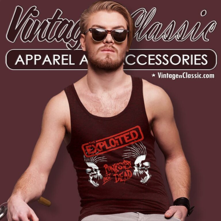 The Exploited Skulls Tank Top Racerback The Exploited Skulls Tank Top Racerback