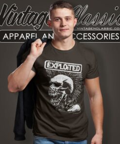 The Exploited Vintage Skull Shirt 4 The Exploited Vintage Skull T Shirt