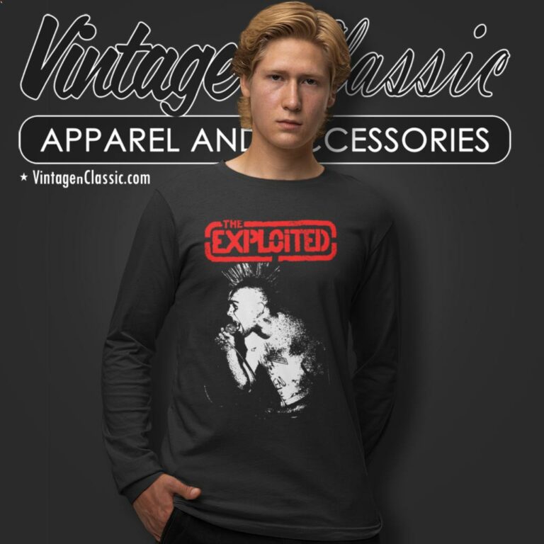 The Exploited Wattie Long Sleeve Tee The Exploited Wattie Long Sleeve Tee