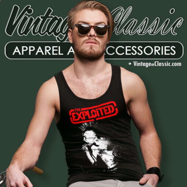 The Exploited Wattie Tank Top Racerback The Exploited Wattie Tank Top Racerback