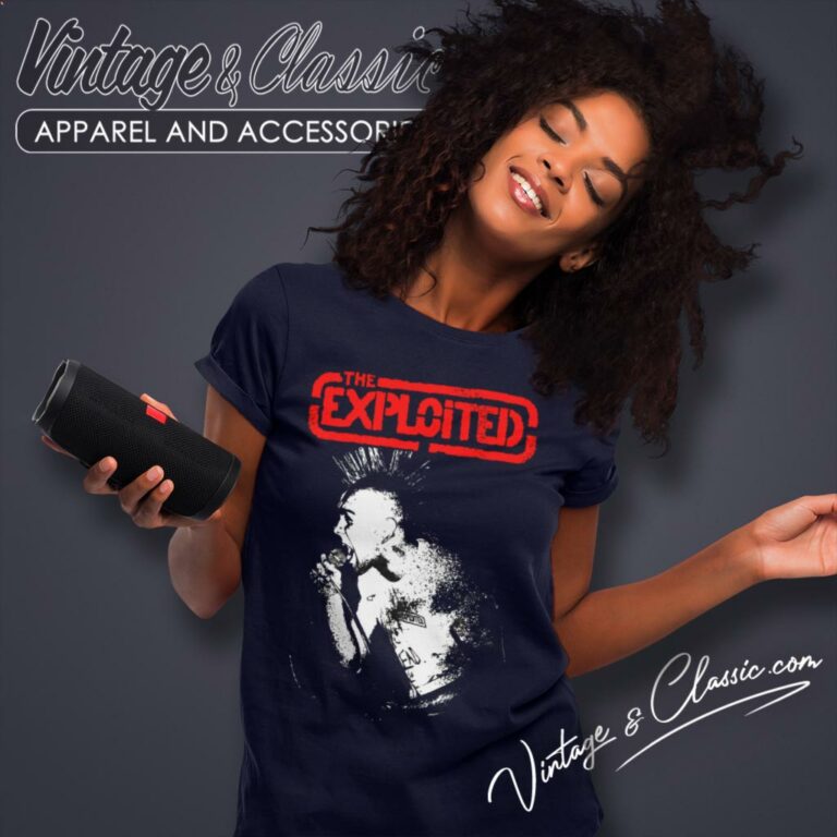 The Exploited Wattie Women T Shirt The Exploited Wattie Women T Shirt