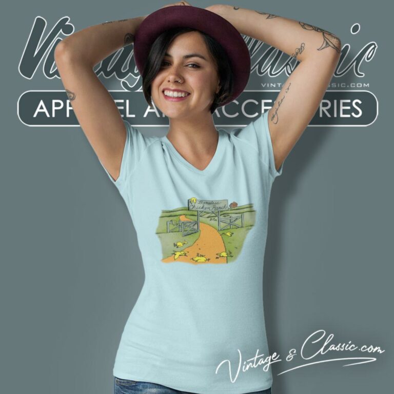 The Far Side By Gary Larson Boneless Chicken Ranch V Neck TShirt The Far Side By Gary Larson Boneless Chicken Ranch V Neck TShirt