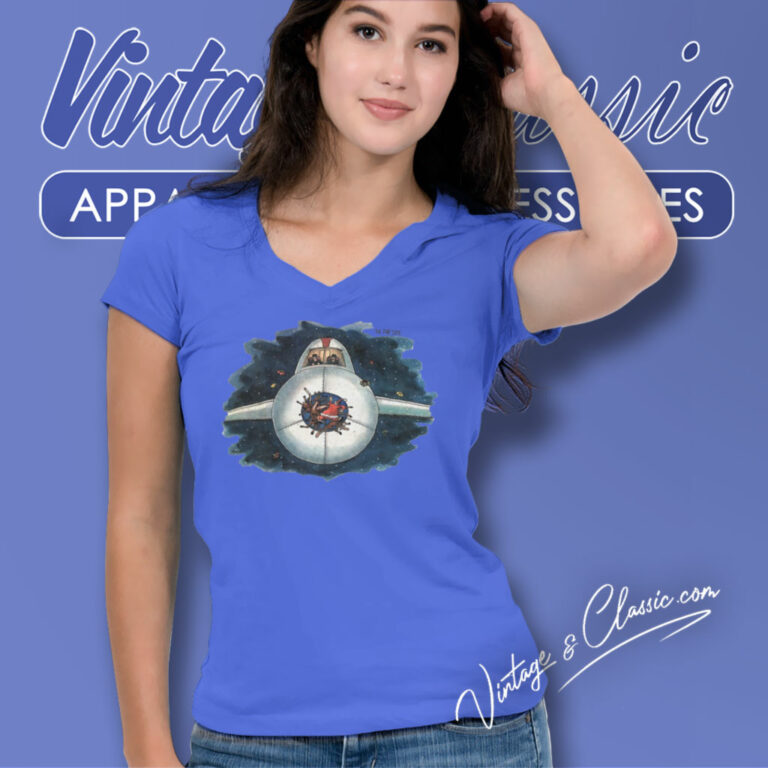 The Far Side Funny Comic Cartoon Christmas Santa Claus Triblen V Neck TShirt The Far Side Funny Comic Cartoon Christmas Santa Claus Triblen V Neck TShirt