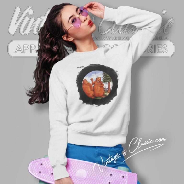 The Far Side Gary Larson Bears Target Hunt Sweatshirt The Far Side Gary Larson Bears Target Hunt Sweatshirt