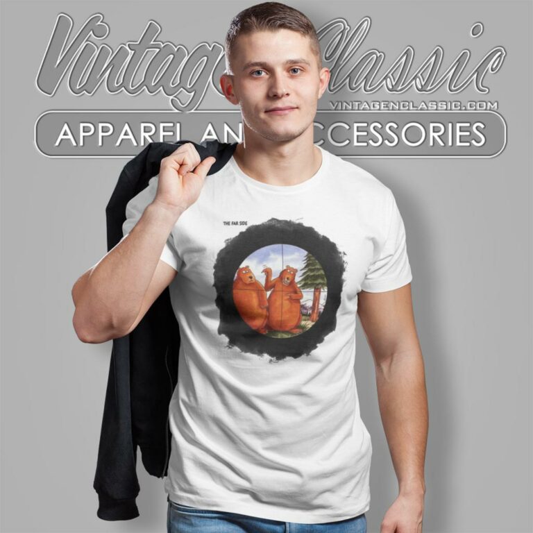 The Far Side Gary Larson Bears Target Hunt T Shirt The Far Side Gary Larson Bears Target Hunt T Shirt