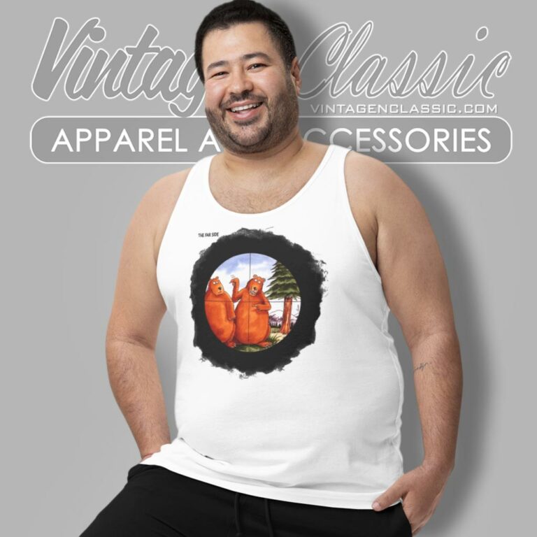 The Far Side Gary Larson Bears Target Hunt Tank Top Racerback The Far Side Gary Larson Bears Target Hunt Tank Top Racerback
