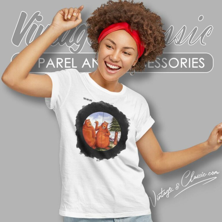 The Far Side Gary Larson Bears Target Hunt Women T Shirt The Far Side Gary Larson Bears Target Hunt Women T Shirt