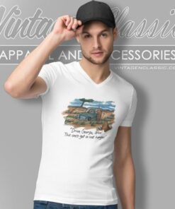 The Far Side Gary Larson Comic Shirt Wildlife Preserve V Neck TShirt