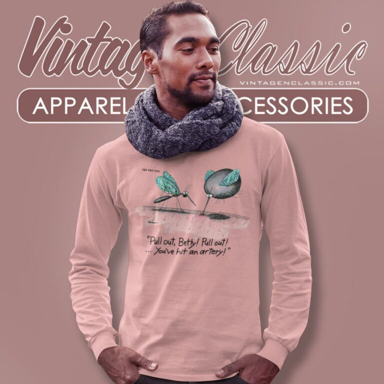 The Far Side Gary Larson Mosquito Pull Out Betty Long Sleeve Tee The Far Side Gary Larson Mosquito Pull Out Betty Long Sleeve Tee