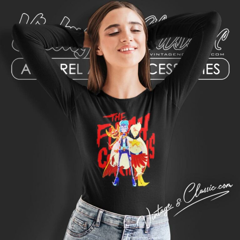 The Flesh Curtains World Tour Rick And Morty Long Sleeve Tee The Flesh Curtains World Tour Rick And Morty Long Sleeve Tee