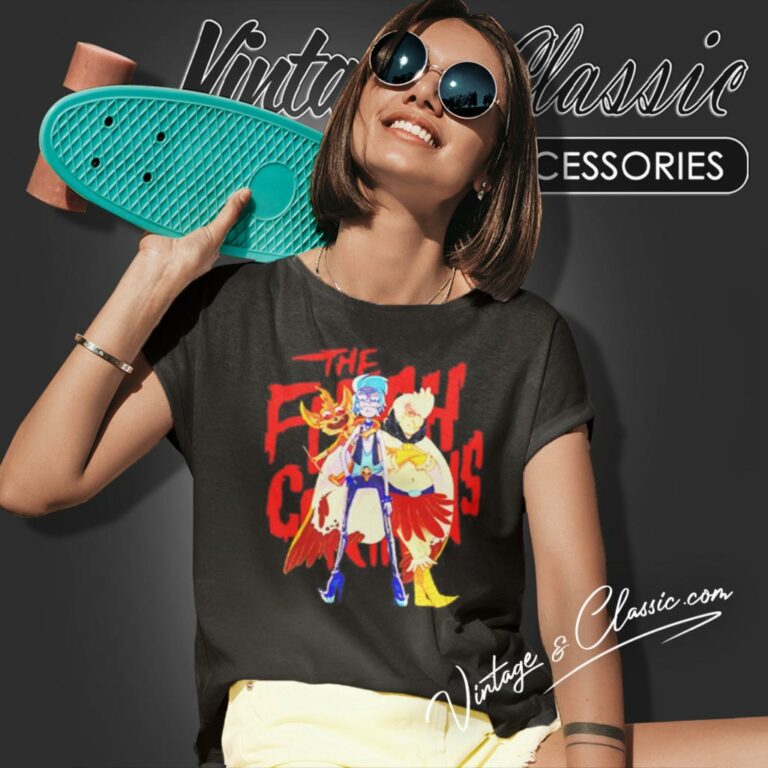 The Flesh Curtains World Tour Rick And Morty Women T Shirt The Flesh Curtains World Tour Rick And Morty Women T Shirt