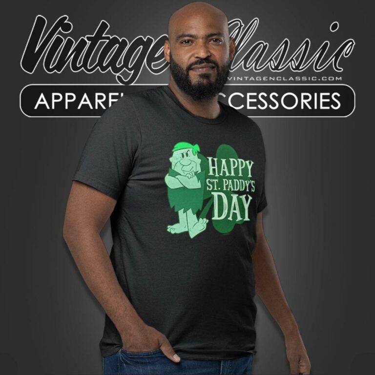 The Flintstones Barney Happy St Paddys Day T Shirt The Flintstones Barney Happy St Paddys Day T Shirt