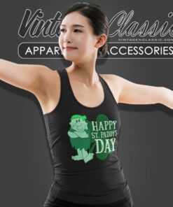 The Flintstones Barney Happy St Paddys Day Tank Top Racerback