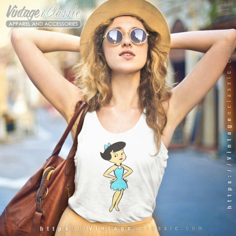 The Flintstones Betty Rubble Big Solo Shot Tank Top Racerback The Flintstones Betty Rubble Big Solo Shot Tank Top Racerback
