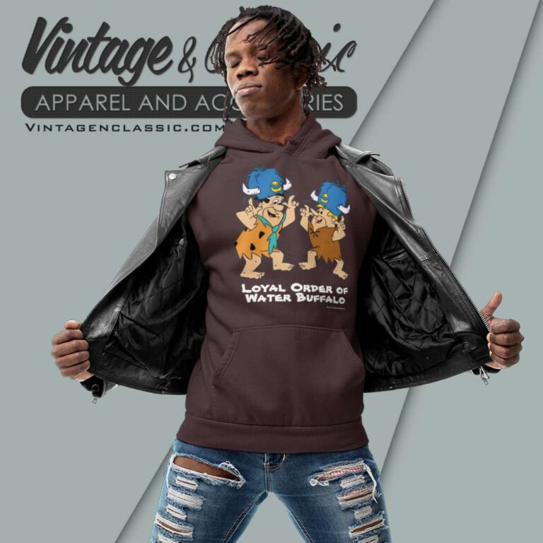 The Flintstones Fred Barney Water Buffalo Dance Hoodie The Flintstones Fred Barney Water Buffalo Dance Hoodie