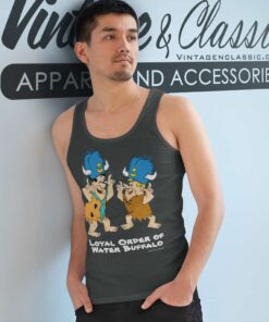 The Flintstones Fred Barney Water Buffalo Dance Tank Top Racerback