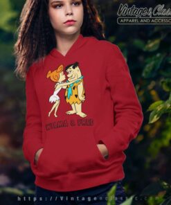 The Flintstones Wilma Kissing Fred Hoodie
