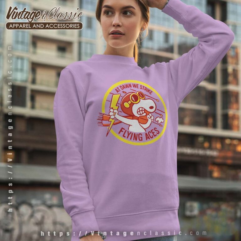 The Flying Ace Peanuts Snoopy Sweatshirt The Flying Ace Peanuts Snoopy Sweatshirt