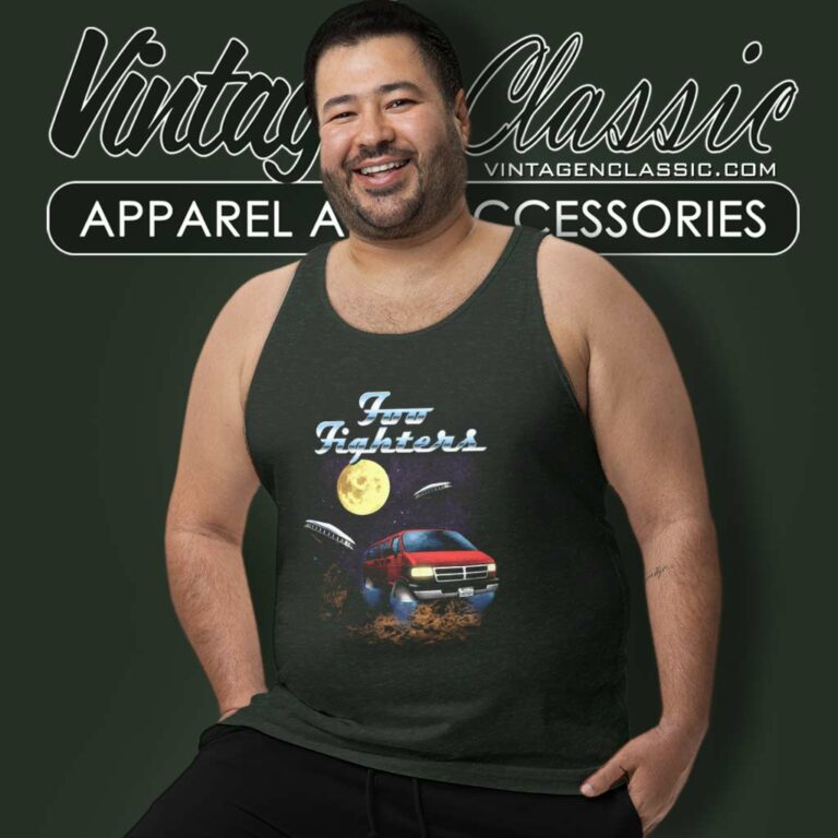 The Foo Fighters Van Tour Shirt Announce 25th Anniversary Tank Top Racerback The Foo Fighters Van Tour Shirt Announce 25th Anniversary Tank Top Racerback