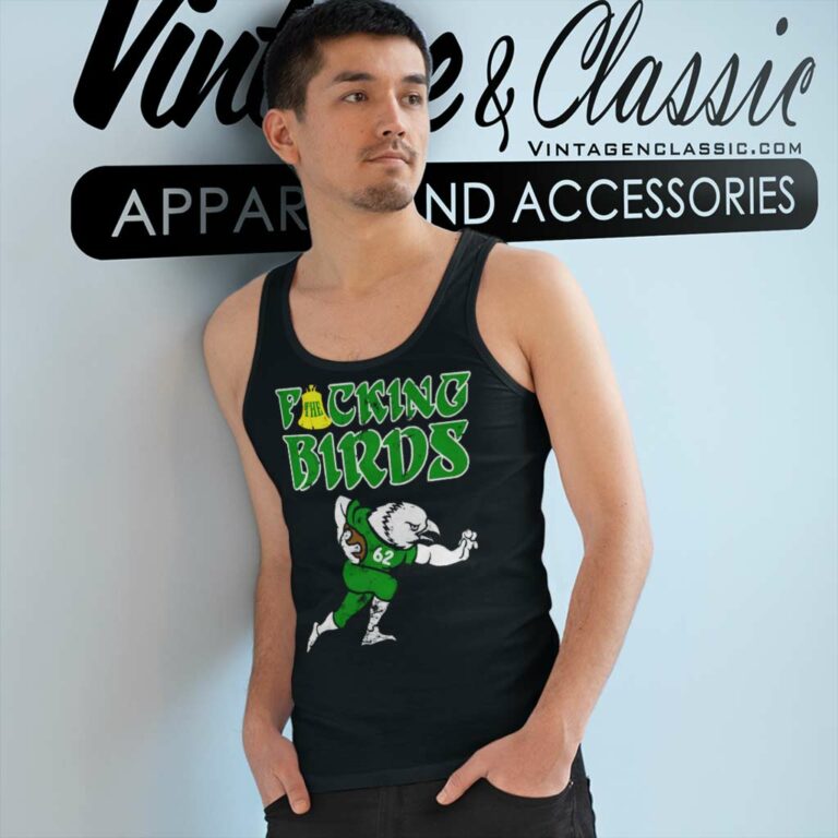 The Fucking Birds Jason Kelce Philly Tank Top Racerback The Fucking Birds Jason Kelce Philly Tank Top Racerback