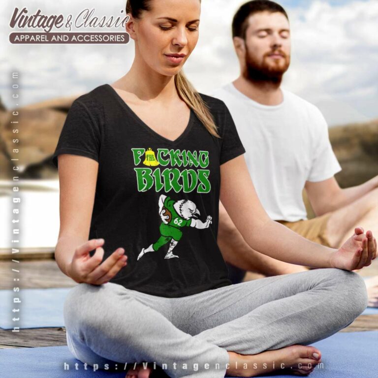 The Fucking Birds Jason Kelce Philly V Neck TShirt The Fucking Birds Jason Kelce Philly V Neck TShirt
