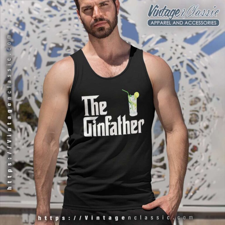 The Gin Father Godfather Inspired Tank Top Racerback The Gin Father Godfather Inspired Tank Top Racerback