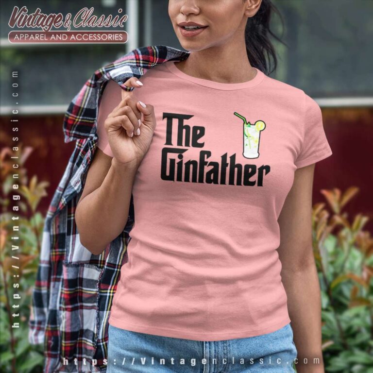 The Gin Father Godfather Inspired Women TShirt The Gin Father Godfather Inspired Women TShirt