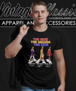 The Goat The Mamba The King Abbey Road James Kobe Jordan T Shirt