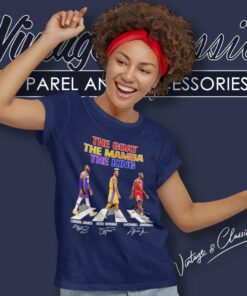 The Goat The Mamba The King Abbey Road James Kobe Jordan Women TShirt