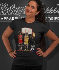 The Goat The Mamba The King Michael Jordan Kobe Bryant Lebron James Women TShirt