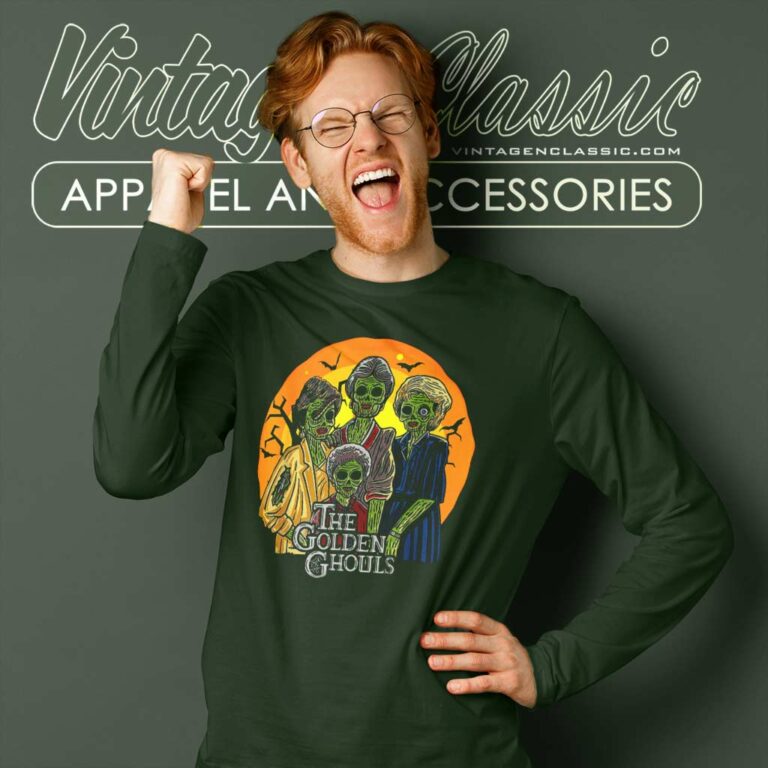 The Golden Ghouls Halloween Shirt Long Sleeve Tee The Golden Ghouls Halloween Shirt Long Sleeve Tee