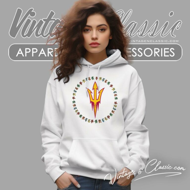 The Grateful Dead Dancing Bears Arizona State Sun Devil Hoodie The Grateful Dead Dancing Bears Arizona State Sun Devil Hoodie