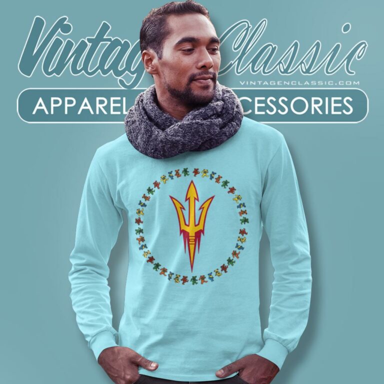 The Grateful Dead Dancing Bears Arizona State Sun Devil Long Sleeve Tee The Grateful Dead Dancing Bears Arizona State Sun Devil Long Sleeve Tee