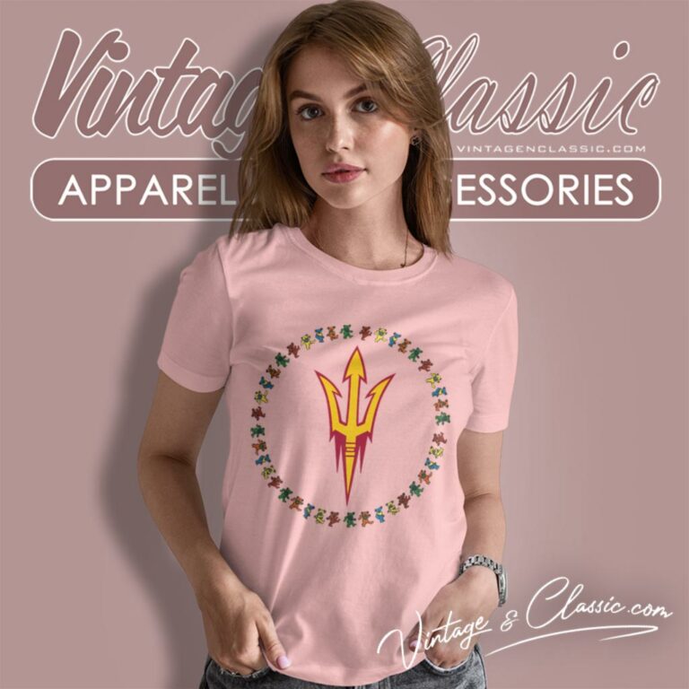 The Grateful Dead Dancing Bears Arizona State Sun Devil Women T Shirt The Grateful Dead Dancing Bears Arizona State Sun Devil Women T Shirt
