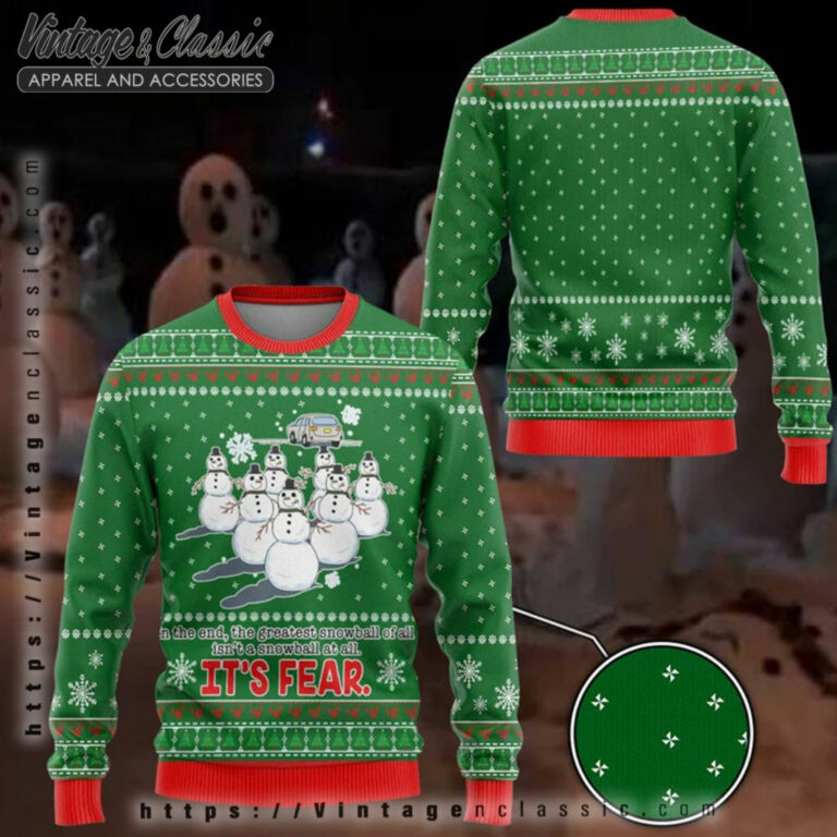 The Greatest Snowball Christmas Ugly Sweater back Ugly Christmas Sweater The Greatest Snowball Christmas Ugly Sweater back Ugly Christmas Sweater