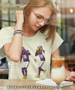 The Griddy Justin Jefferson Minnesota Vikings Women TShirt