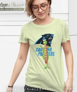 The Grinch Carolina Panthers Women TShirt