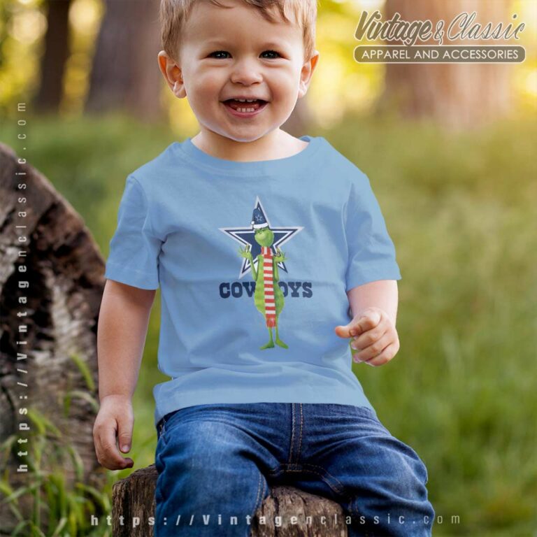 The Grinch Dallas Cowboys Kids T Shirt The Grinch Dallas Cowboys Kids T Shirt