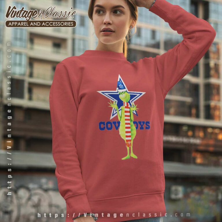 The Grinch Dallas Cowboys Sweatshirt The Grinch Dallas Cowboys Sweatshirt