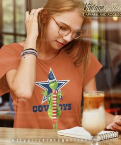 The Grinch Dallas Cowboys Women TShirt
