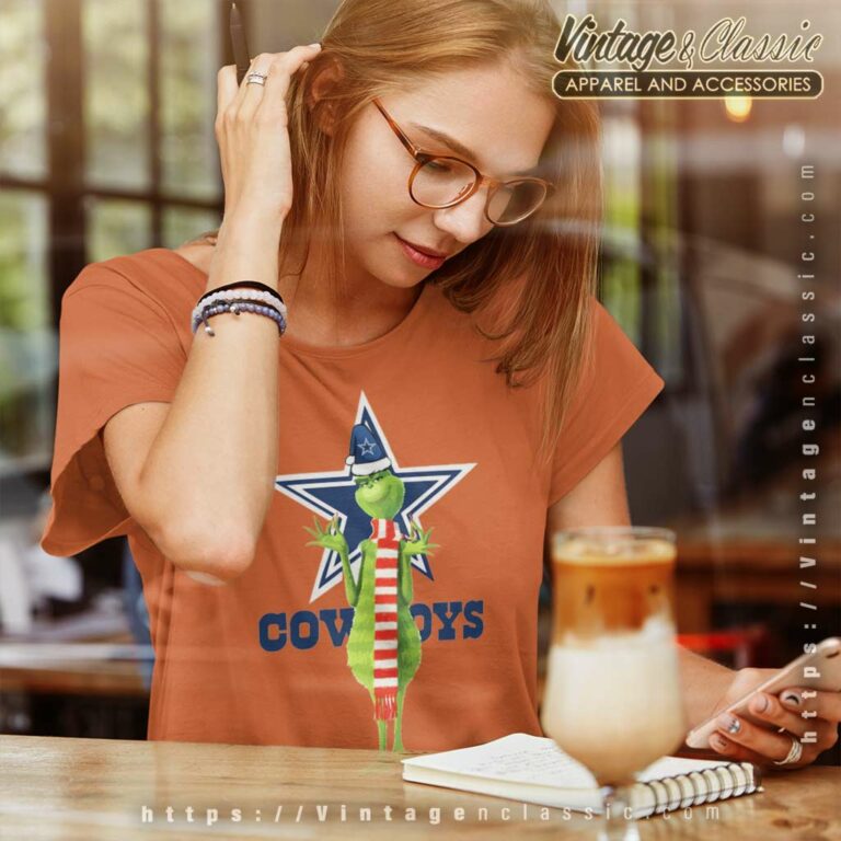 The Grinch Dallas Cowboys Women TShirt The Grinch Dallas Cowboys Women TShirt