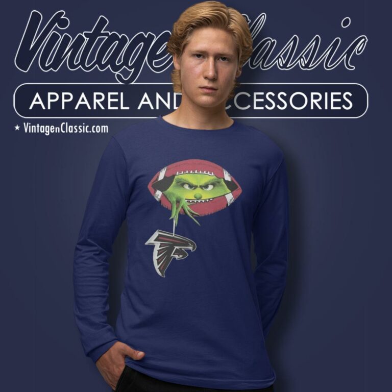 The Grinch Ew People Atlanta Falcons Logo Long Sleeve Tee The Grinch Ew People Atlanta Falcons Logo Long Sleeve Tee