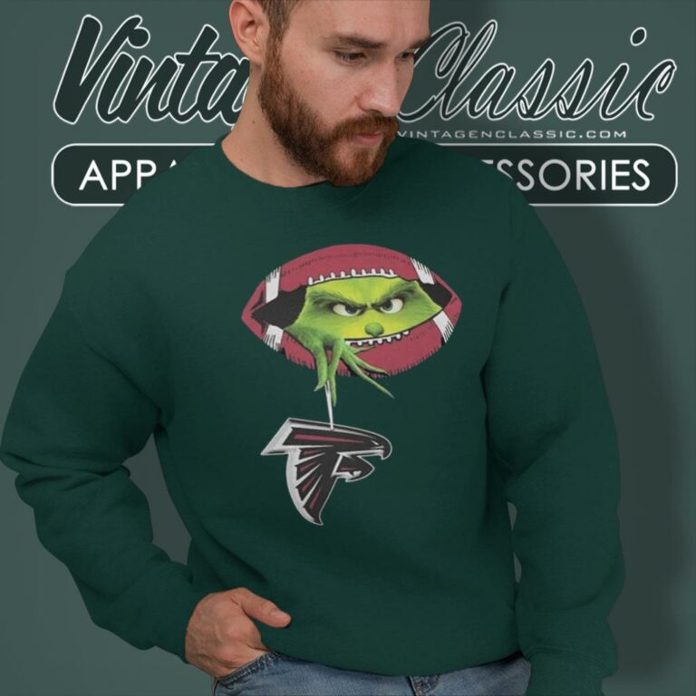 The Grinch Ew People Atlanta Falcons Logo Sweatshirt The Grinch Ew People Atlanta Falcons Logo Sweatshirt