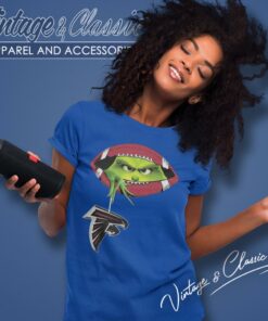 The Grinch Ew People Atlanta Falcons Logo Women T Shirt