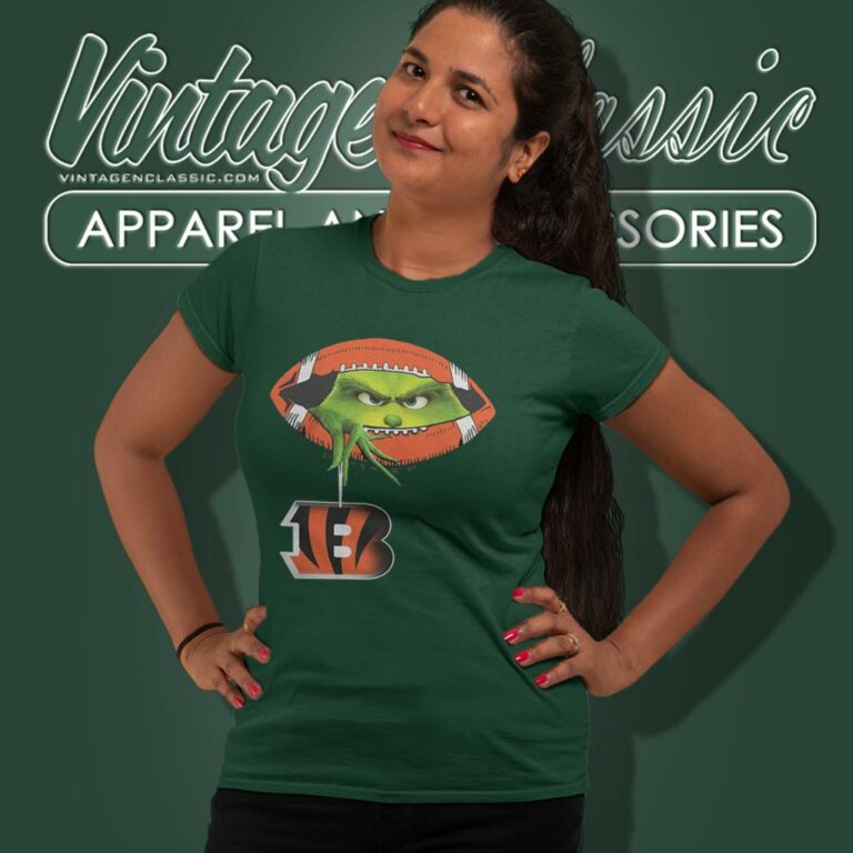 The Grinch Ew People Cincinnati Bengals Logo Women T Shirt The Grinch Ew People Cincinnati Bengals Logo Women T Shirt