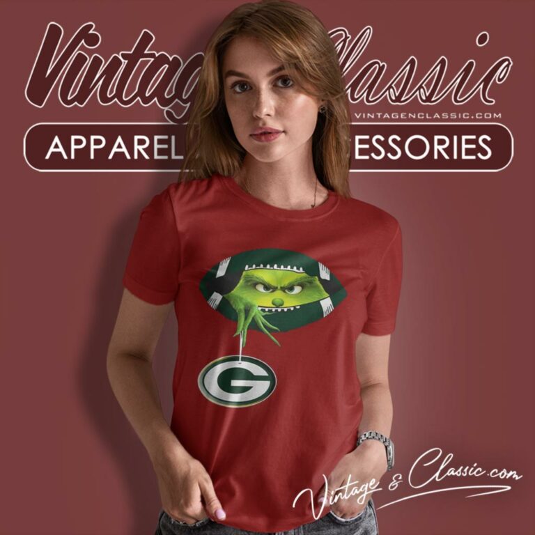 The Grinch Ew People Green Bay Packers Logo Women T Shirt The Grinch Ew People Green Bay Packers Logo Women T Shirt