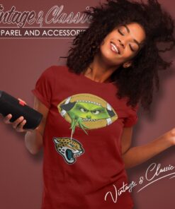The Grinch Ew People Jacksonville Jaguars Logo Women T Shirt